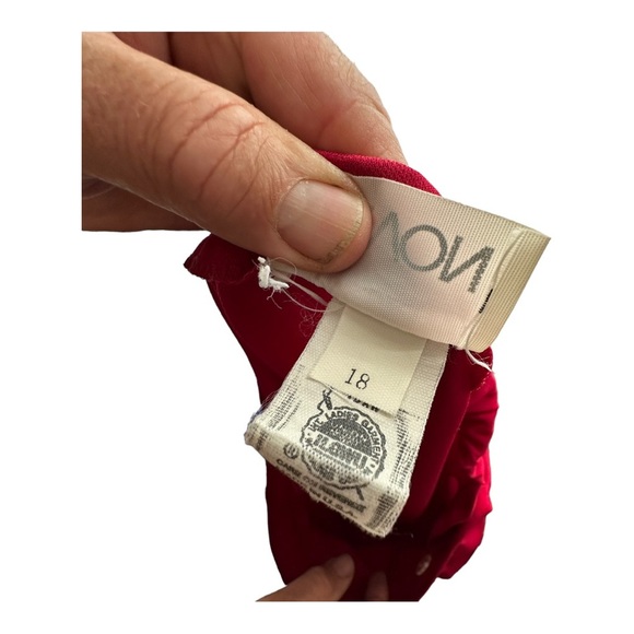 Vintage Devon Polyester Red Skirt‎ Set - Picture 10 of 10